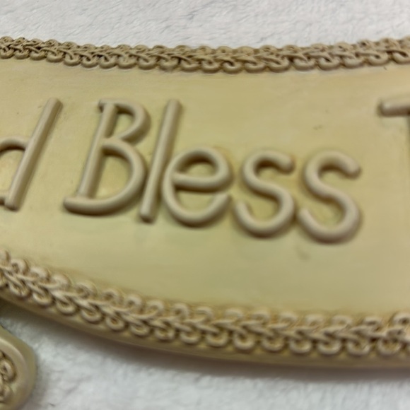 Collections Etc. Wall Decor “God Bless This House” Banner Style Resin Wall Art - Picture 7 of 12